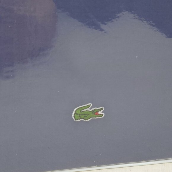 Lacoste Full Sheet Set 100% Cotton Percale Vintage Indigo Blue Light Weight - Picture 5 of 8